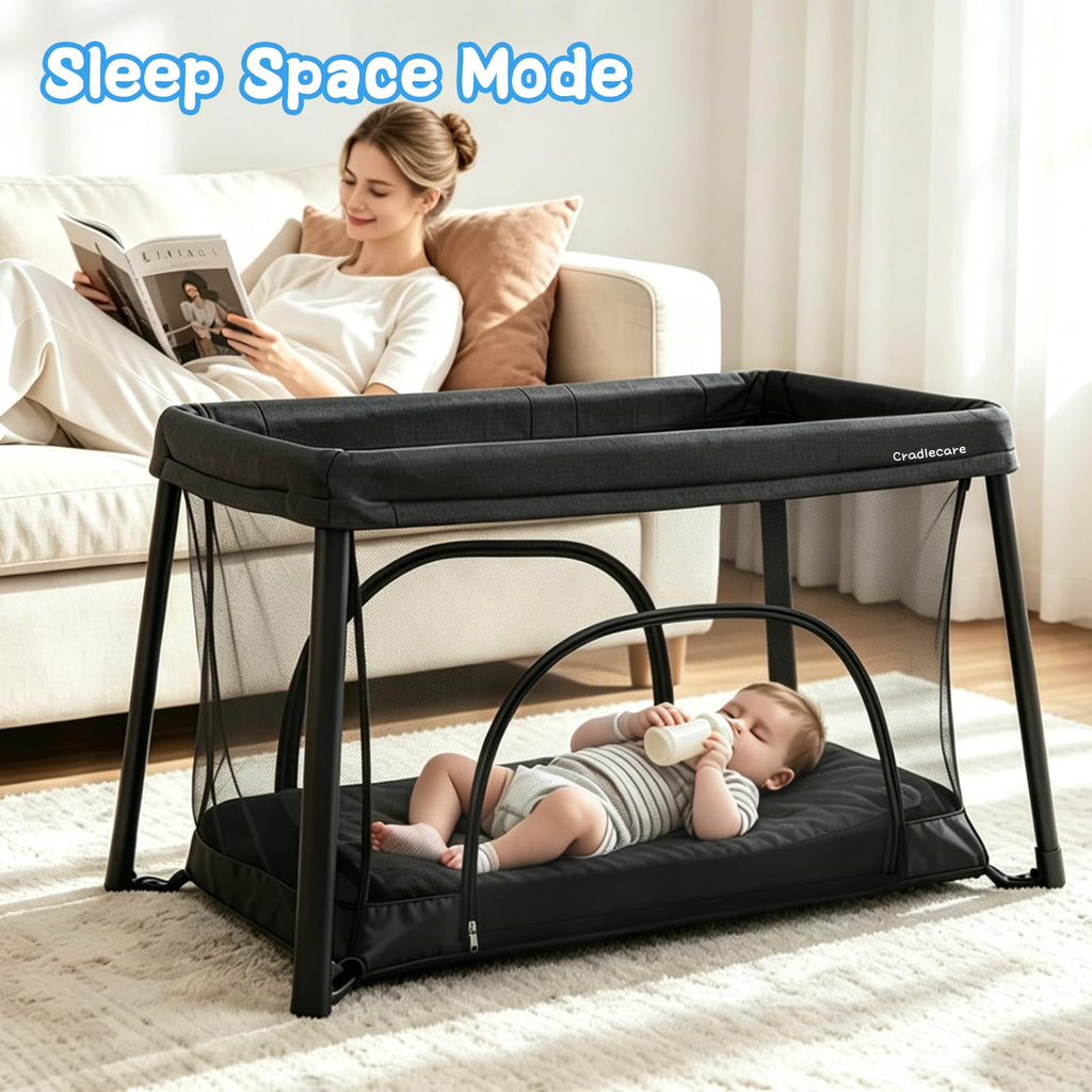Portable Playpen with Bassinet U1889
