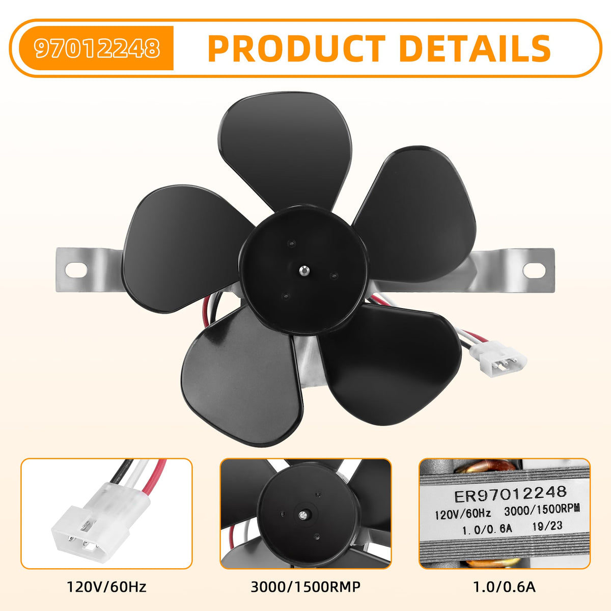 Range Hood Fan Motor J31760