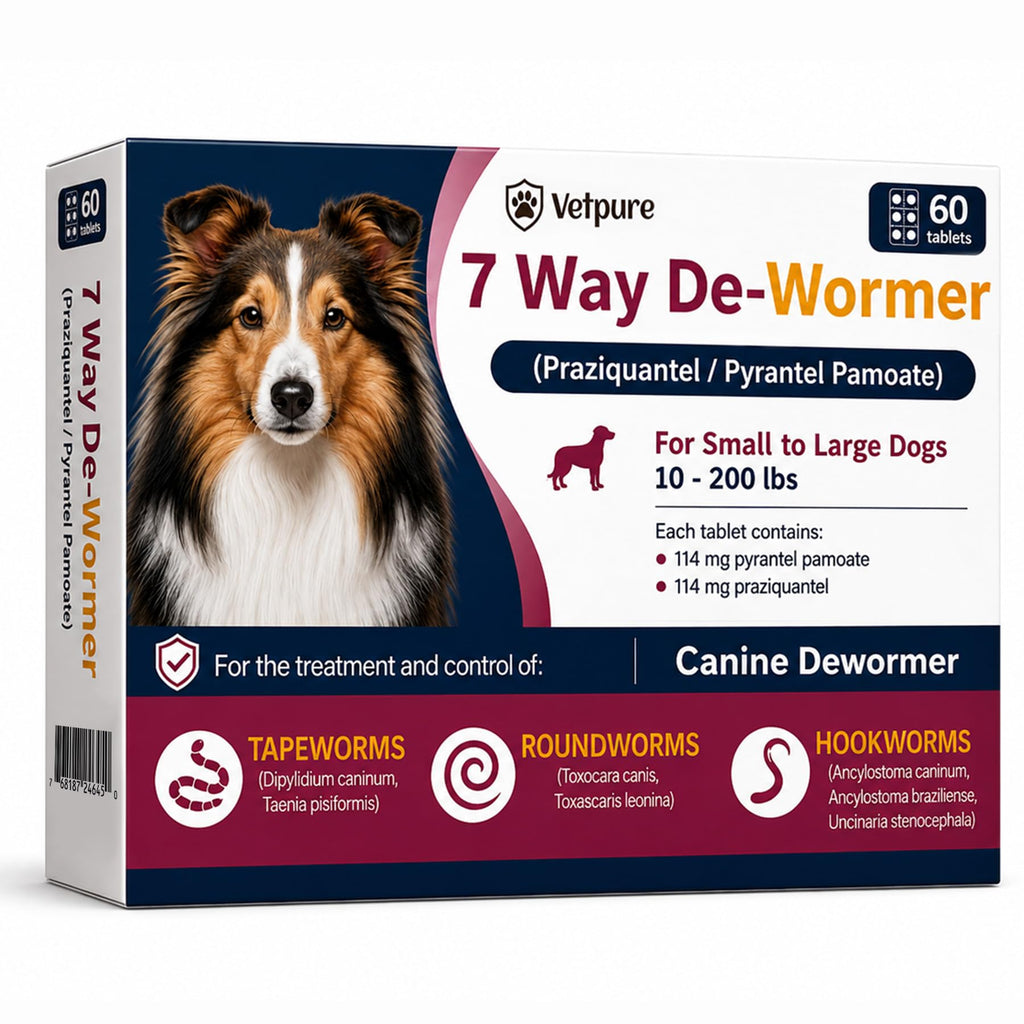 Dog Dewormer Tablets 60 Count I315