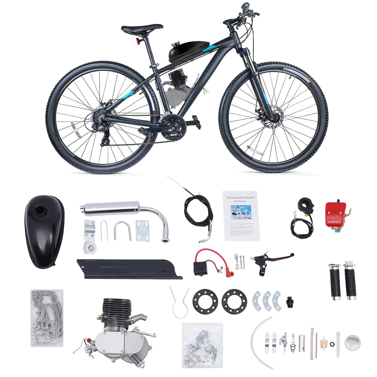 2 Stroke Bike Engine Kit with 36 Tooth Sprocket N579