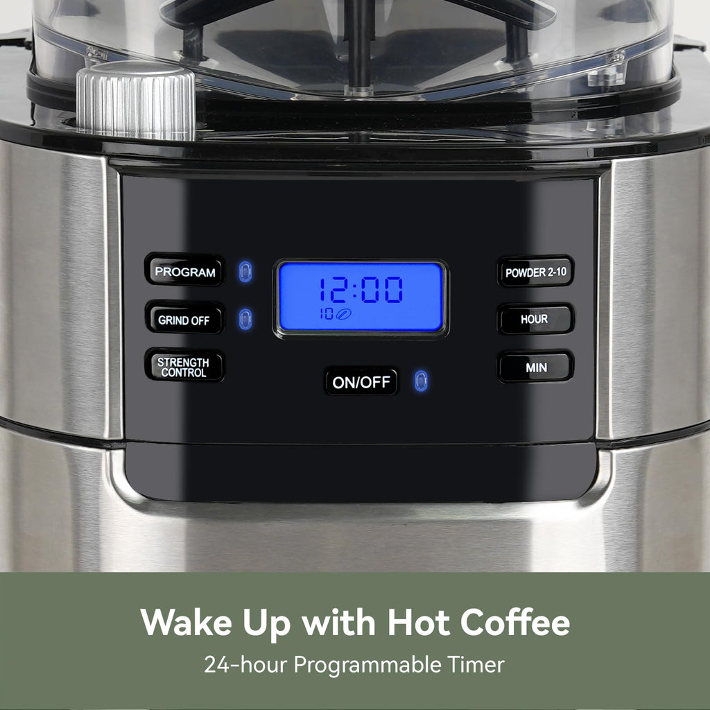 10-Cup Grind & Brew Coffee Maker with Burr Grinder I101