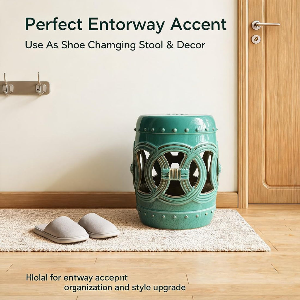 Ceramic Garden Stool P176