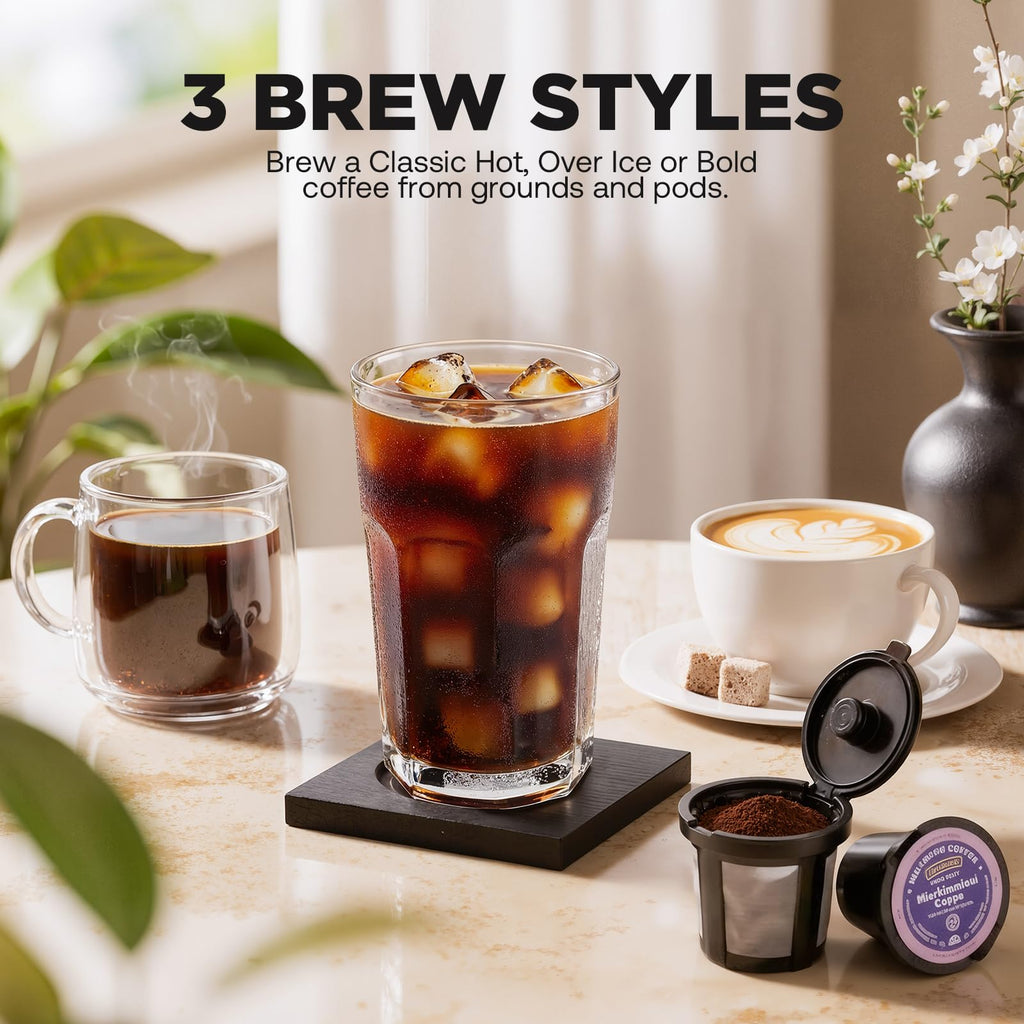 Single Serve Coffee Maker with Bold Brew Y46035