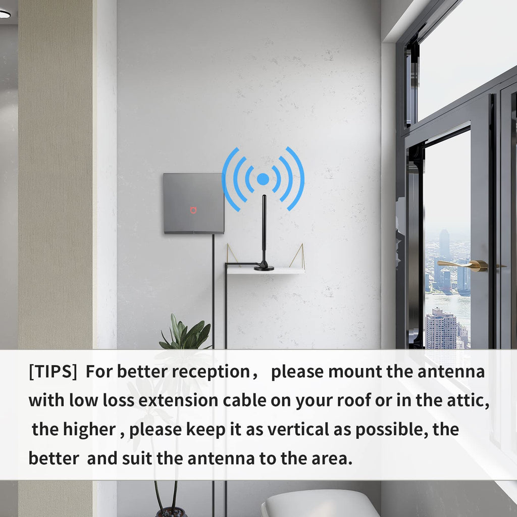 Waterproof 5.8dBi Pure Copper 915MHz LoRa Gateway Antenna with 3M Cable C61478