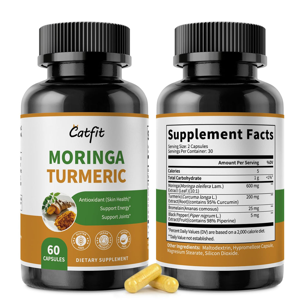 Moringa Capsules 10-in-1 Superfood Supplement Y5909