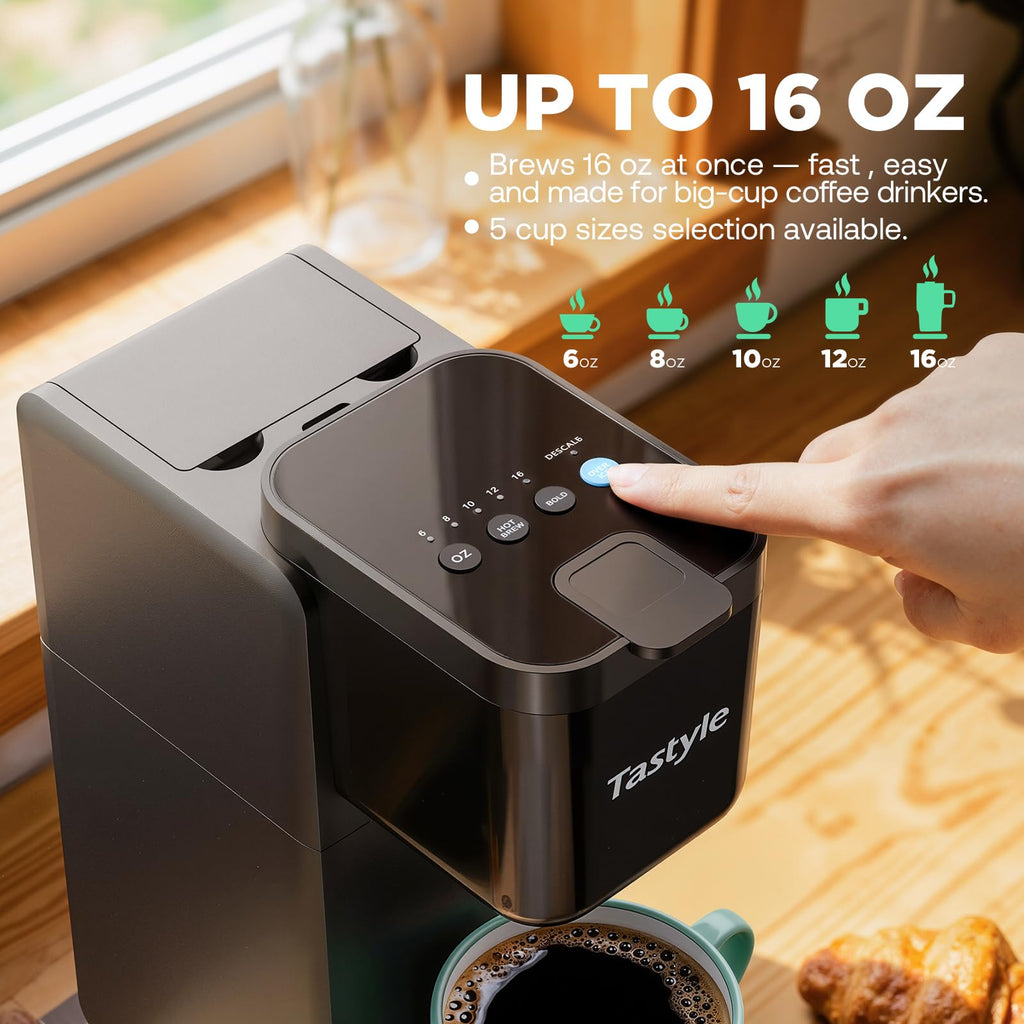 Single Serve Coffee Maker with Bold Brew Y46035
