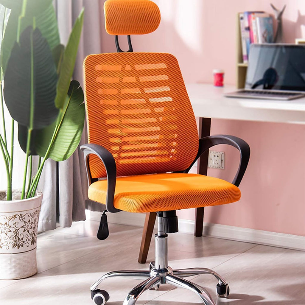Ergonomic High Back Office Chair with Lumbar Support Orange Z600205