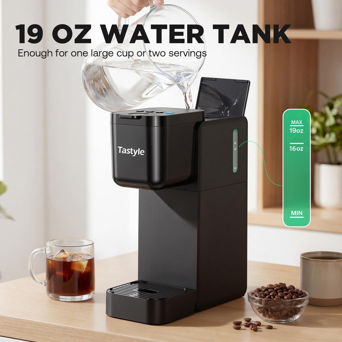 Single Serve Coffee Maker with Bold Brew Y46035