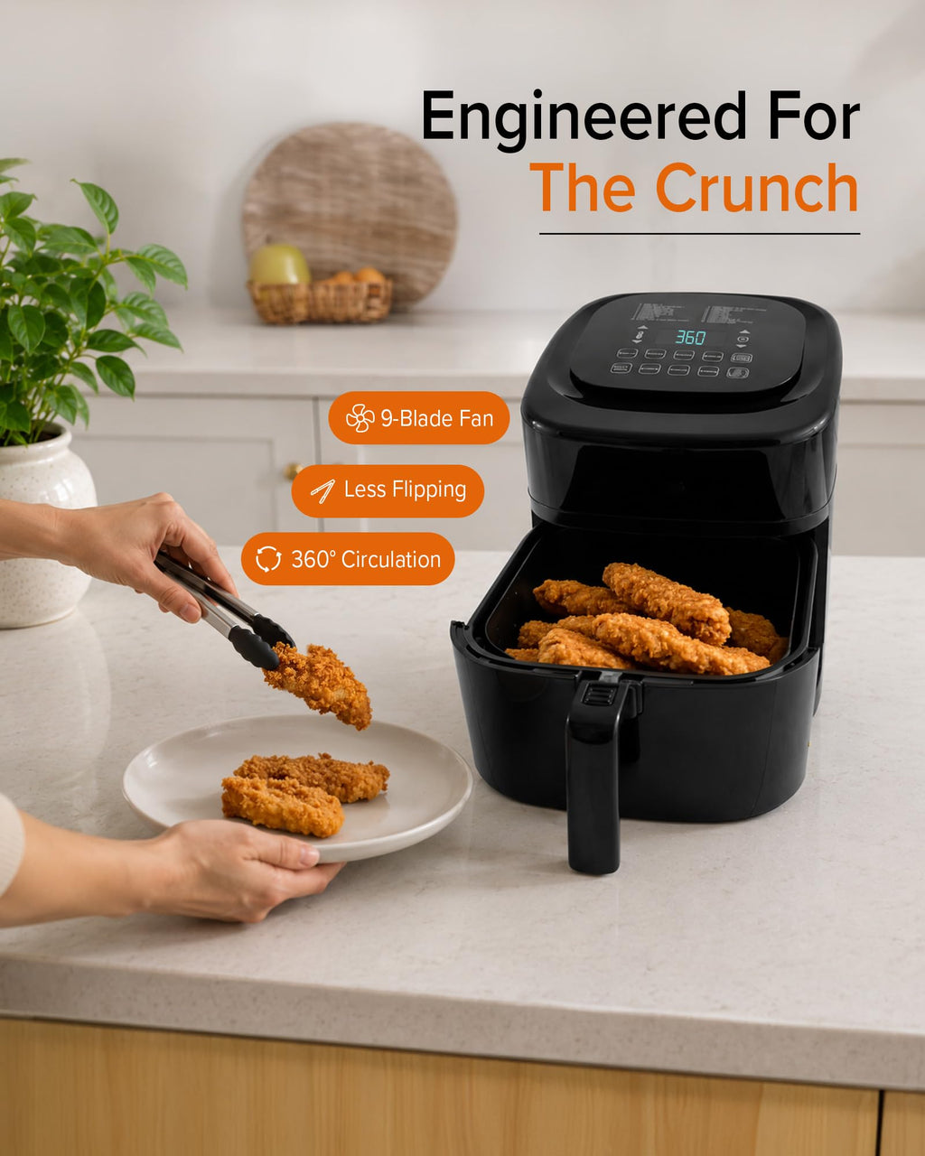 10-in-1 Air Fryer with Smart Probe P72517