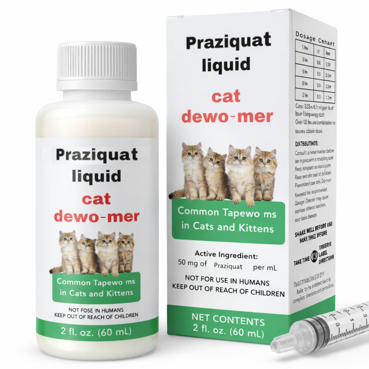 Ivermectin Oral Liquid for Cats & Kittens, 2 oz B376452
