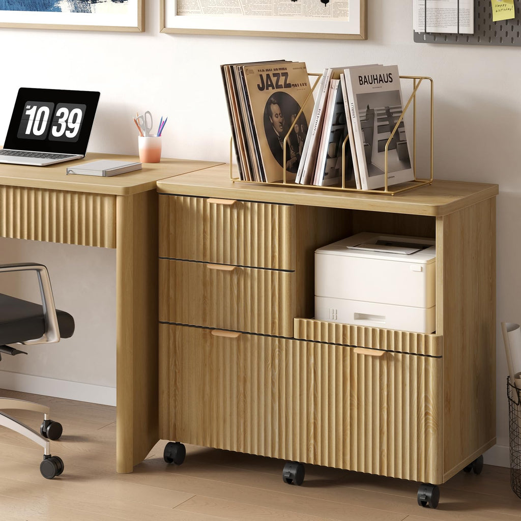 3 Drawer Wood File Cabinet T47622