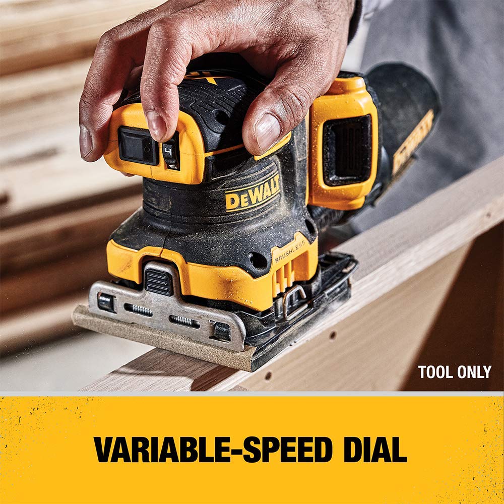 20V MAX Cordless Variable Speed 1/4 Sheet Sander F133179