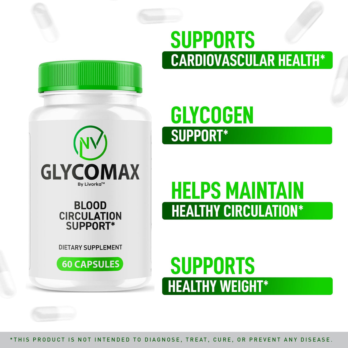 All Natural Capsules Supplement, 300 Capsules S400