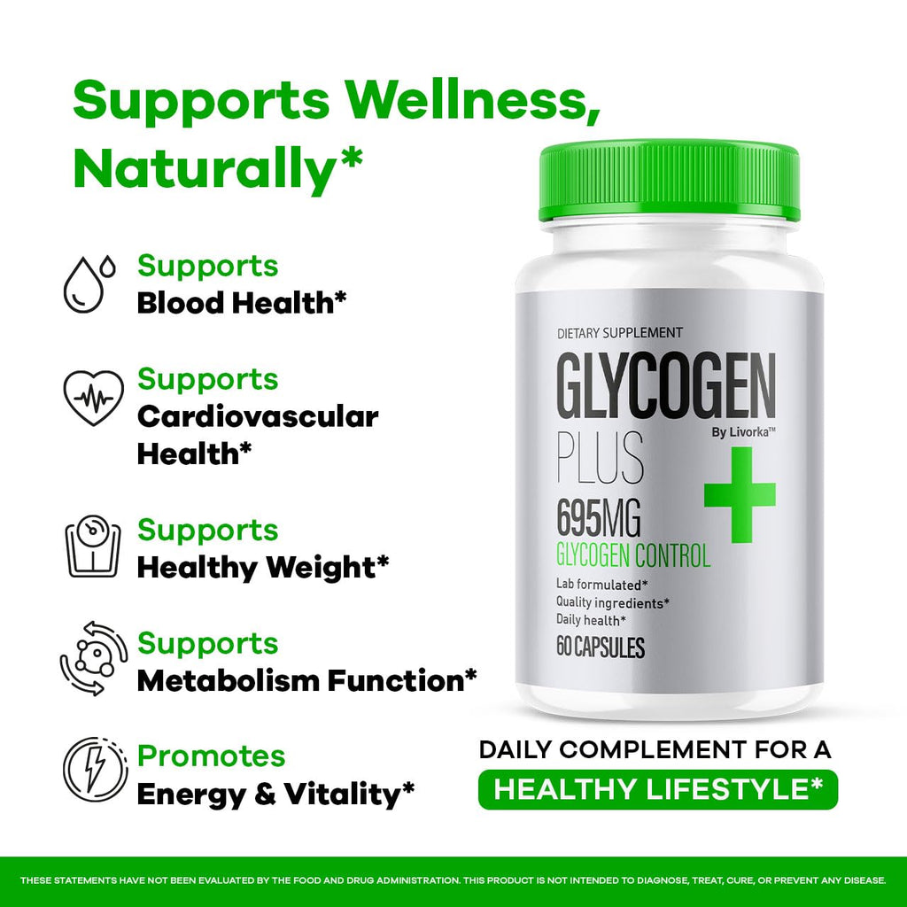 All Natural Glycogen Support Capsules, 180 Capsules Q942476