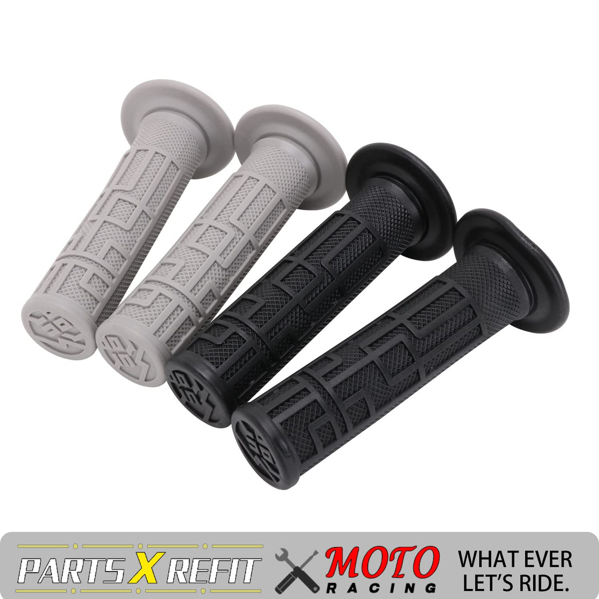 Gray Handlebar Grips T669