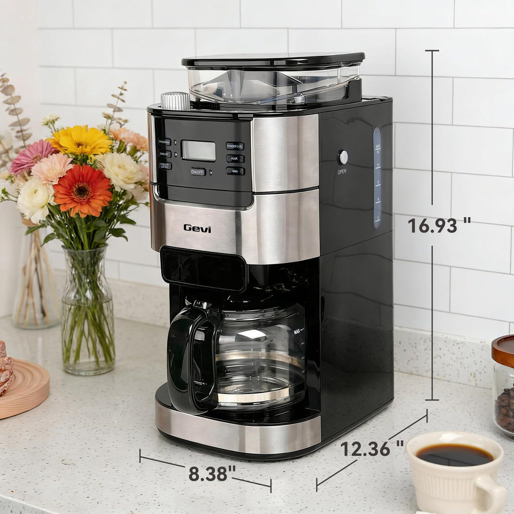 10-Cup Grind & Brew Coffee Maker with Burr Grinder I101