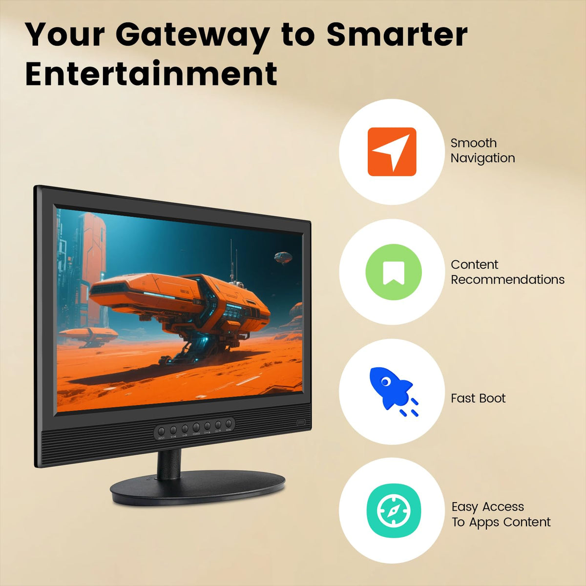 20 Inch Full HD 1080p LED Flat Screen TV E379799