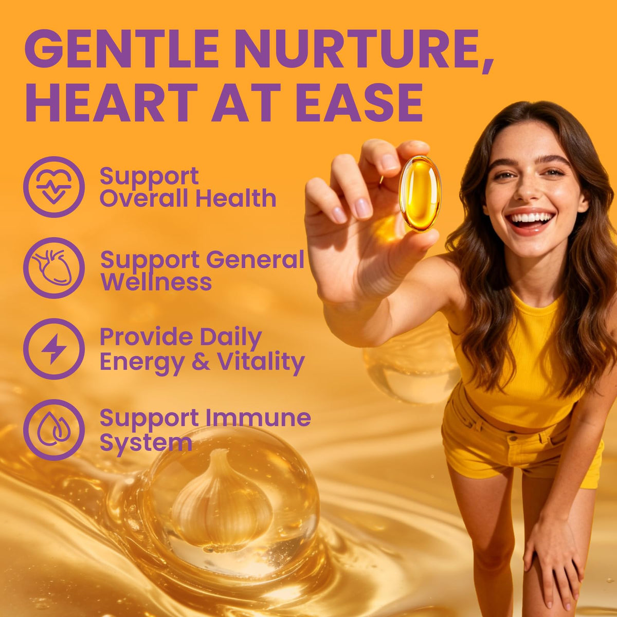 Aged Garlic Extract Capsules 7500mg 180 Softgels G496