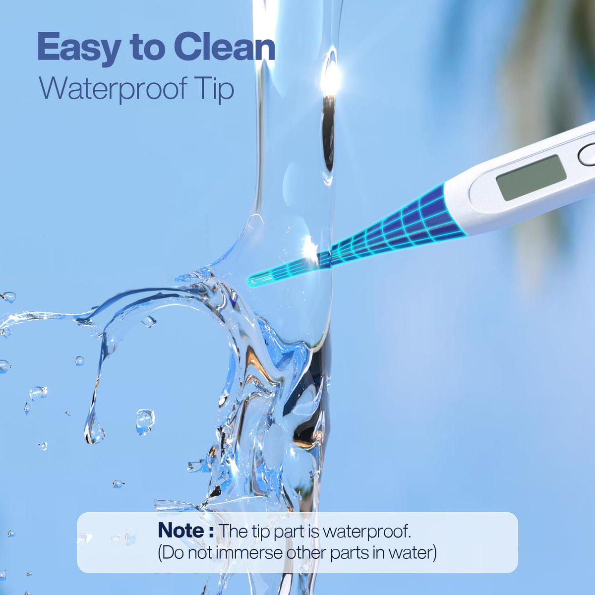 Digital Thermometer Dark Blue Z51986