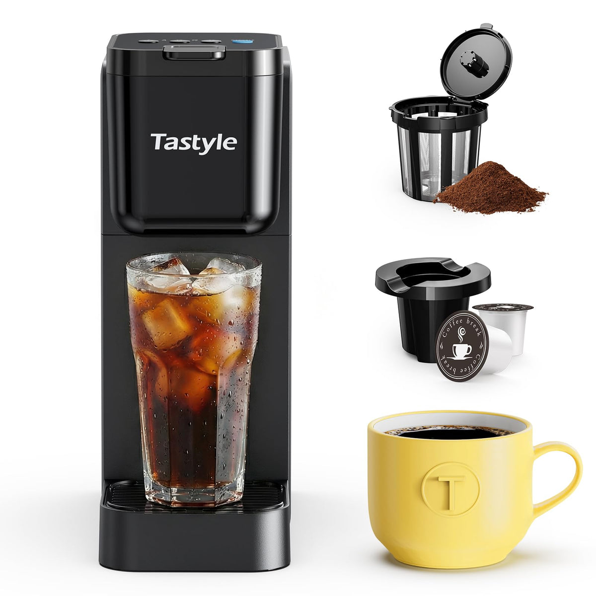 Single Serve Coffee Maker with Bold Brew Y46035