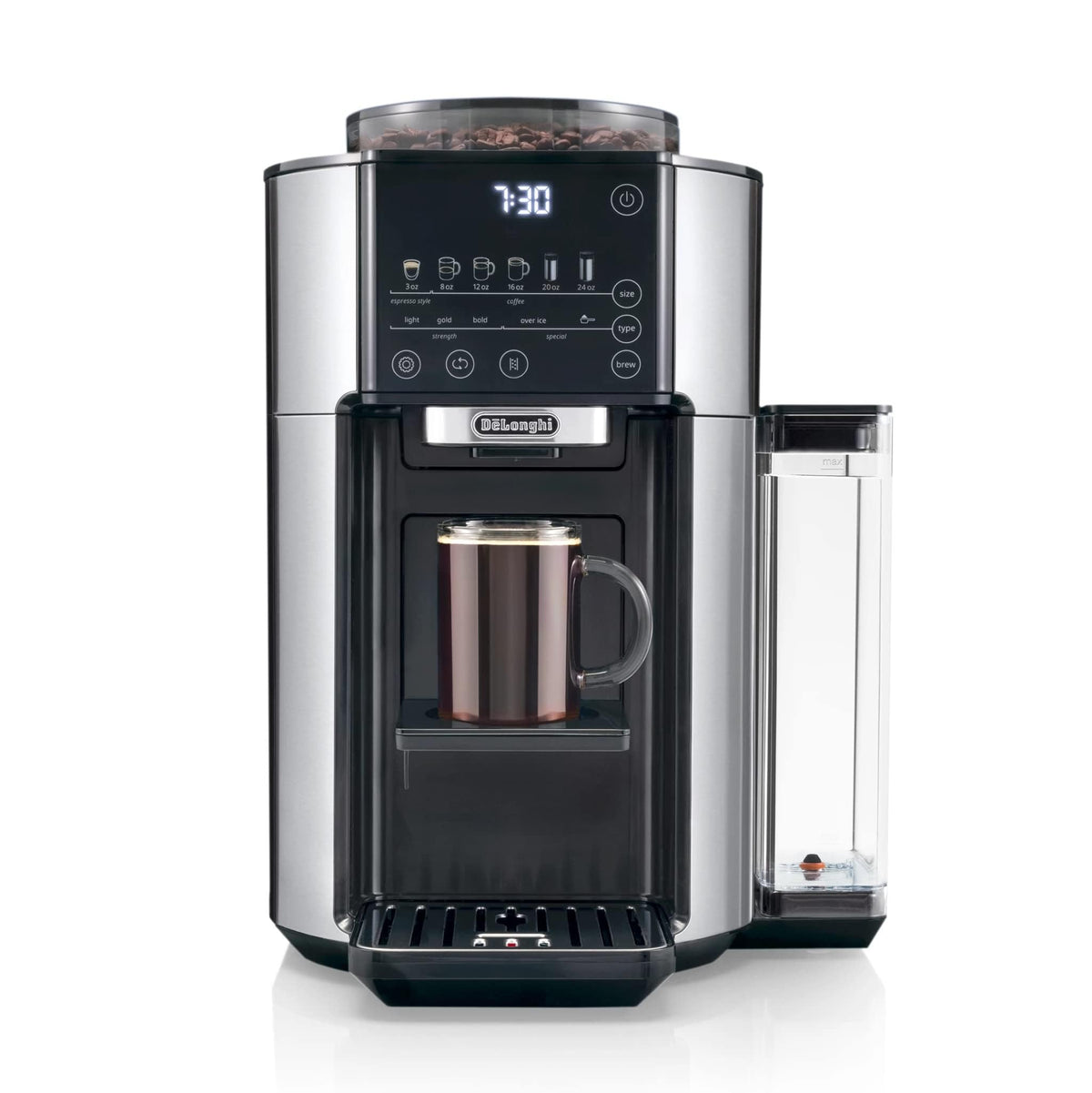 Drip Coffee Maker with Built-In Grinder W812