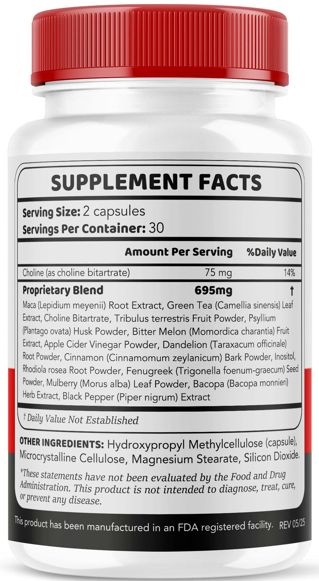 All Natural 180 Capsules Supplement Pills O692