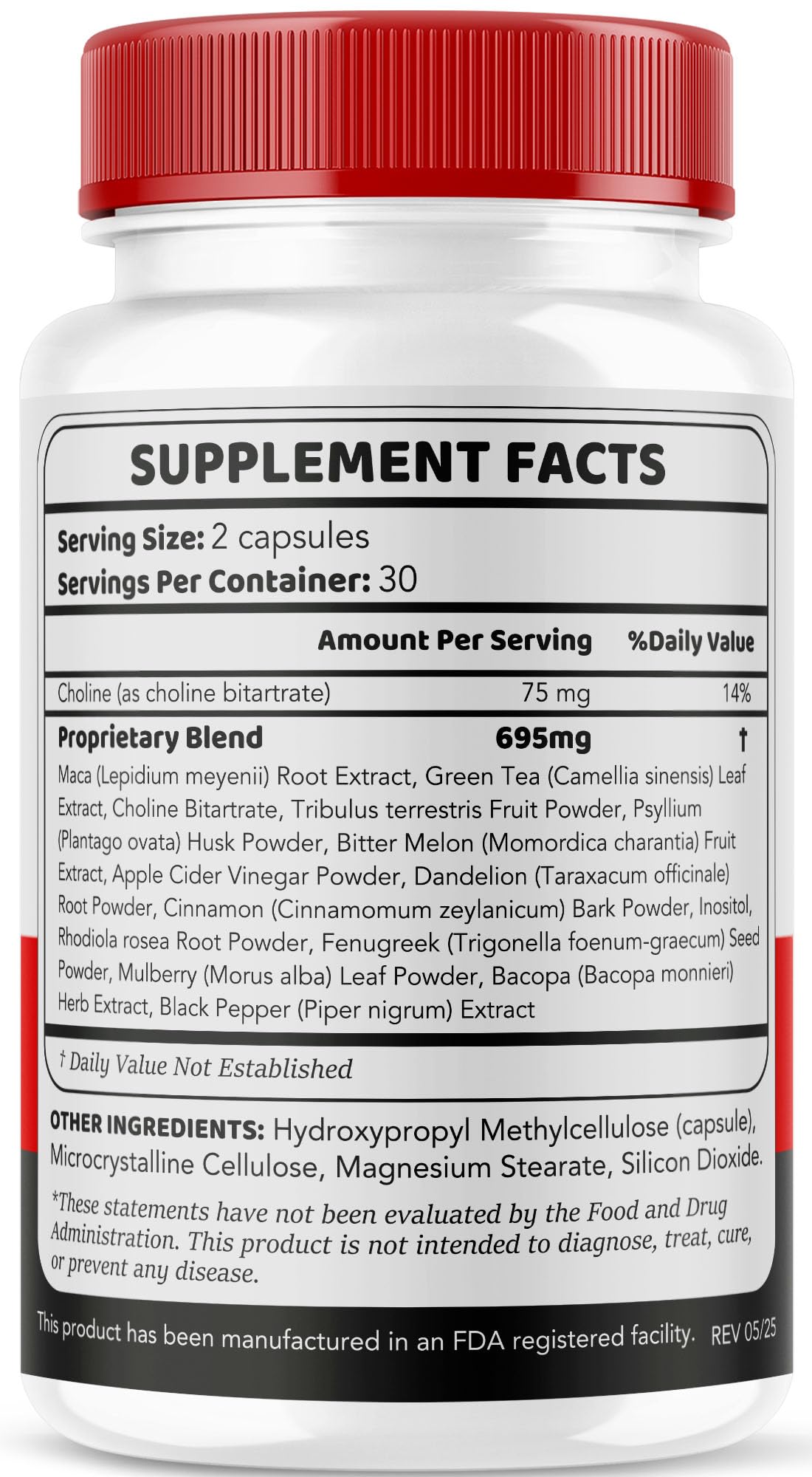 All Natural 180 Capsules Supplement Pills O692
