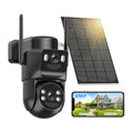4K Solar Security Camera Wireless Outdoor Battery Powered 360°PTZ A587436