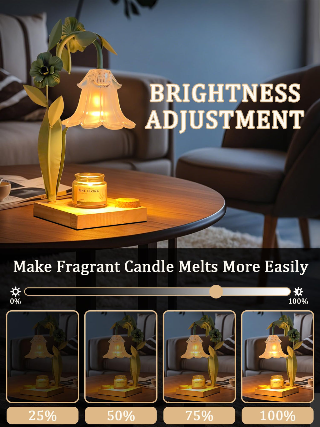 Candle Warmer with Timer & Dimmer W41799