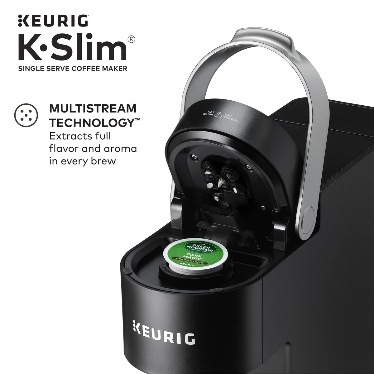 Black Single Serve K-Cup Pod Coffee Maker G8528