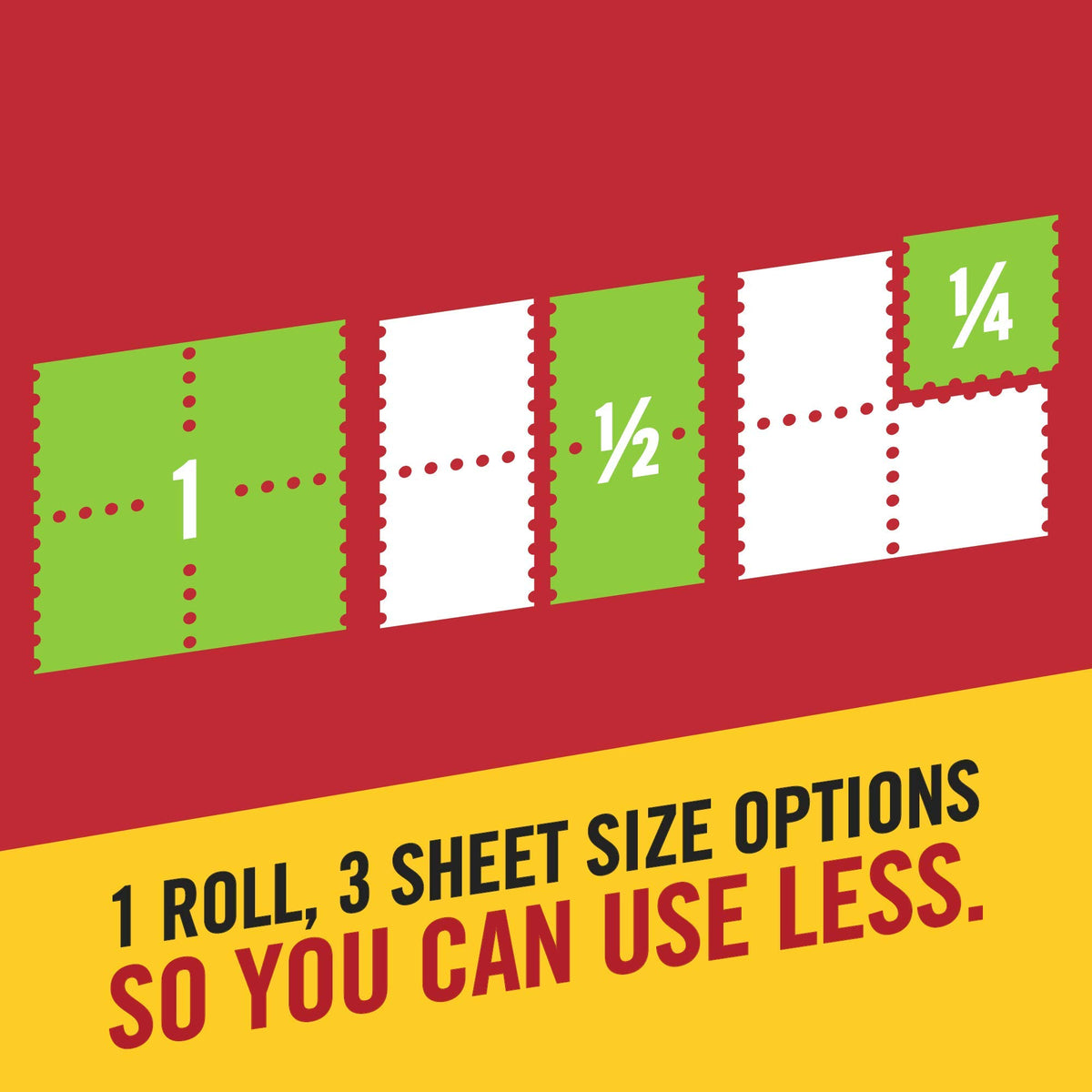 Paper Towels, 8 Triple Rolls, 3 Sheet Size Options Z714161