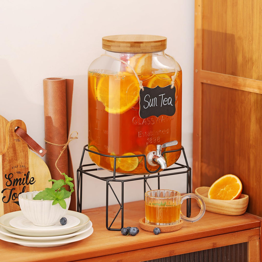 2 Gallon Drink Dispensers with Stand A631