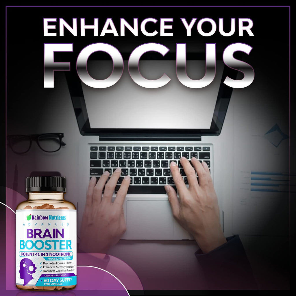 120 V Capsules Brain Support Supplement with DMAE N76647