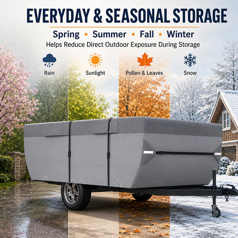 Pop Up Folding Camper Cover J552