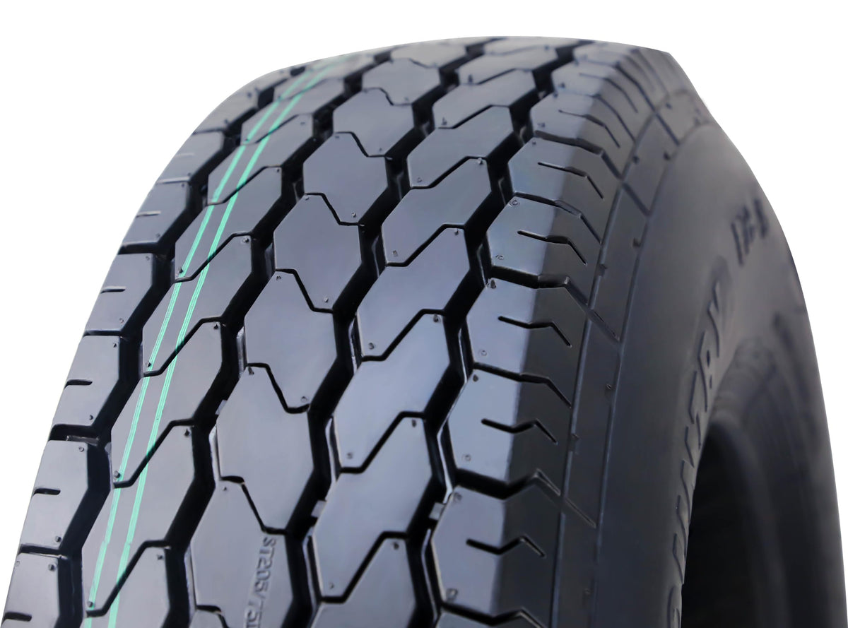 Trailer Tire Wheel ST205/75D15 6PR 101L 5X4.5 White Spoke Rim T328