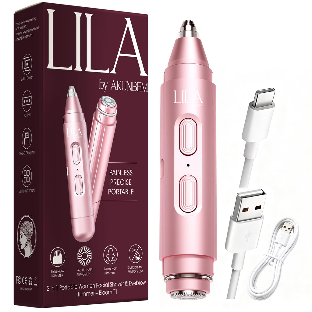 2-in-1 Eyebrow & Nose Hair Trimmer E2898