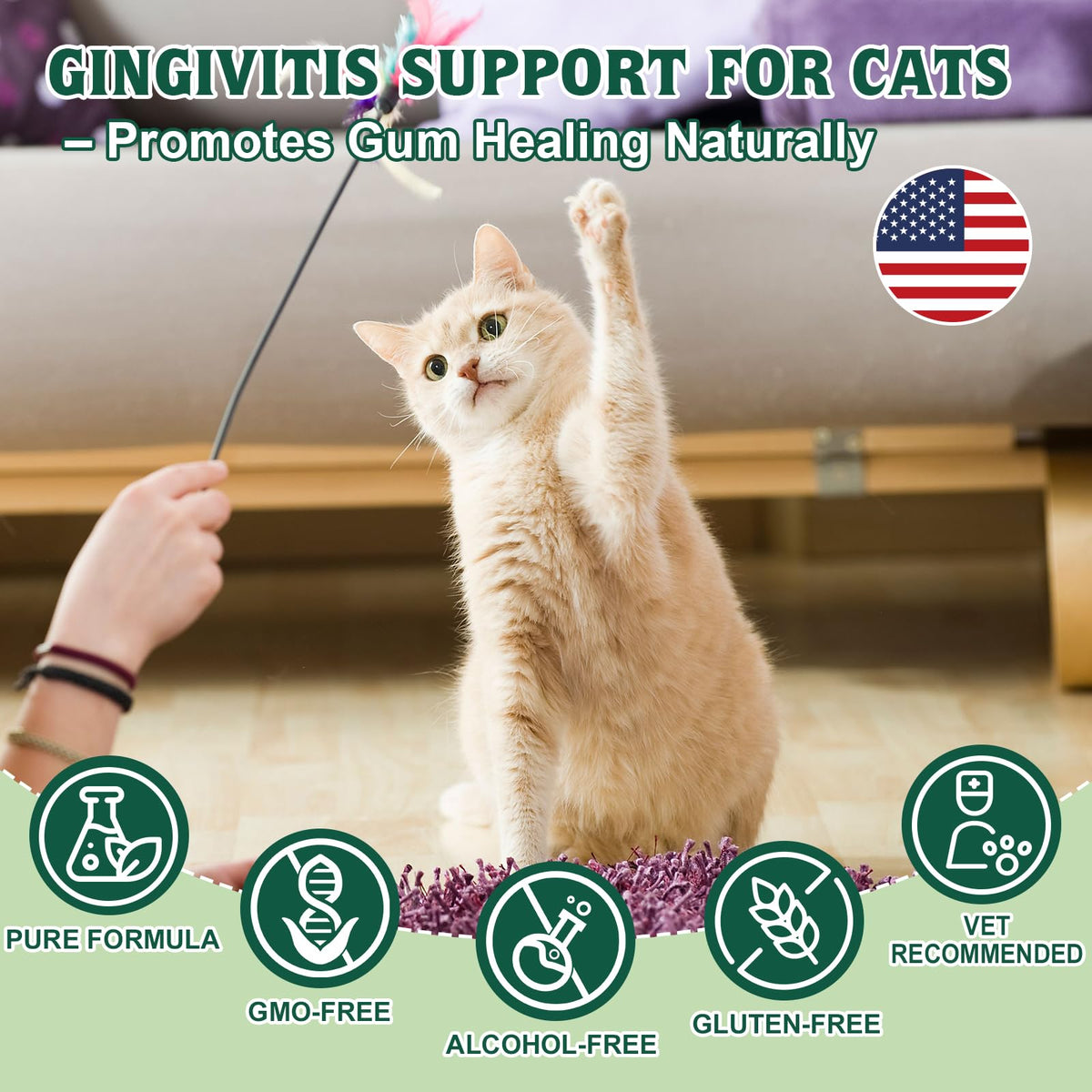 Natural Plant-Based Cat Oral Care 4 oz O5481