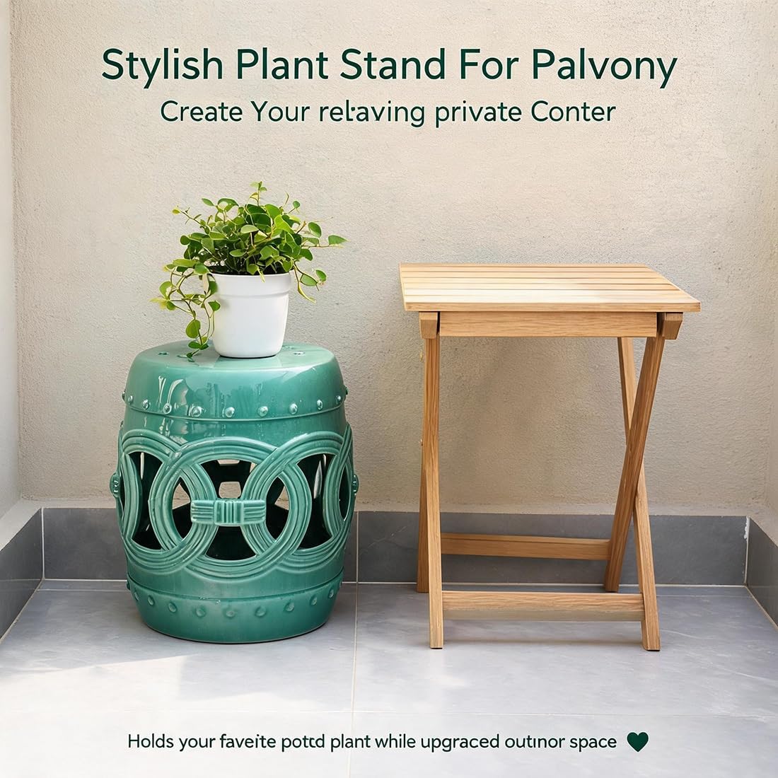 Ceramic Garden Stool P176