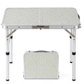 Adjustable Height Small Folding Camp Table B90842