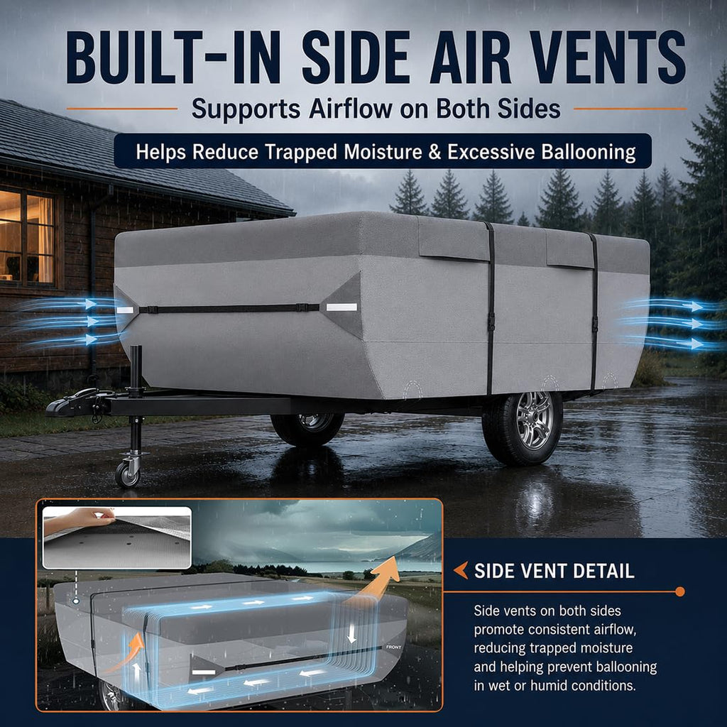 Pop Up Folding Camper Cover J552