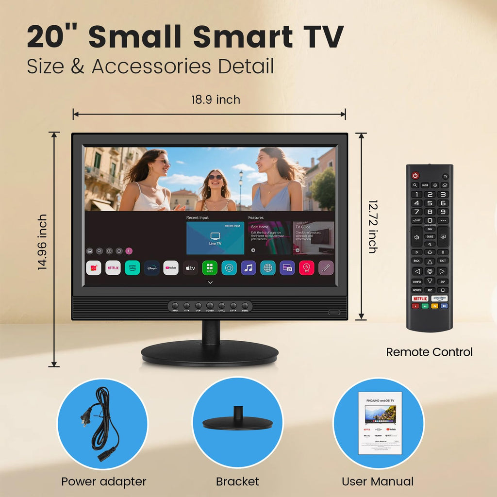 20 Inch Full HD 1080p LED Flat Screen TV E379799
