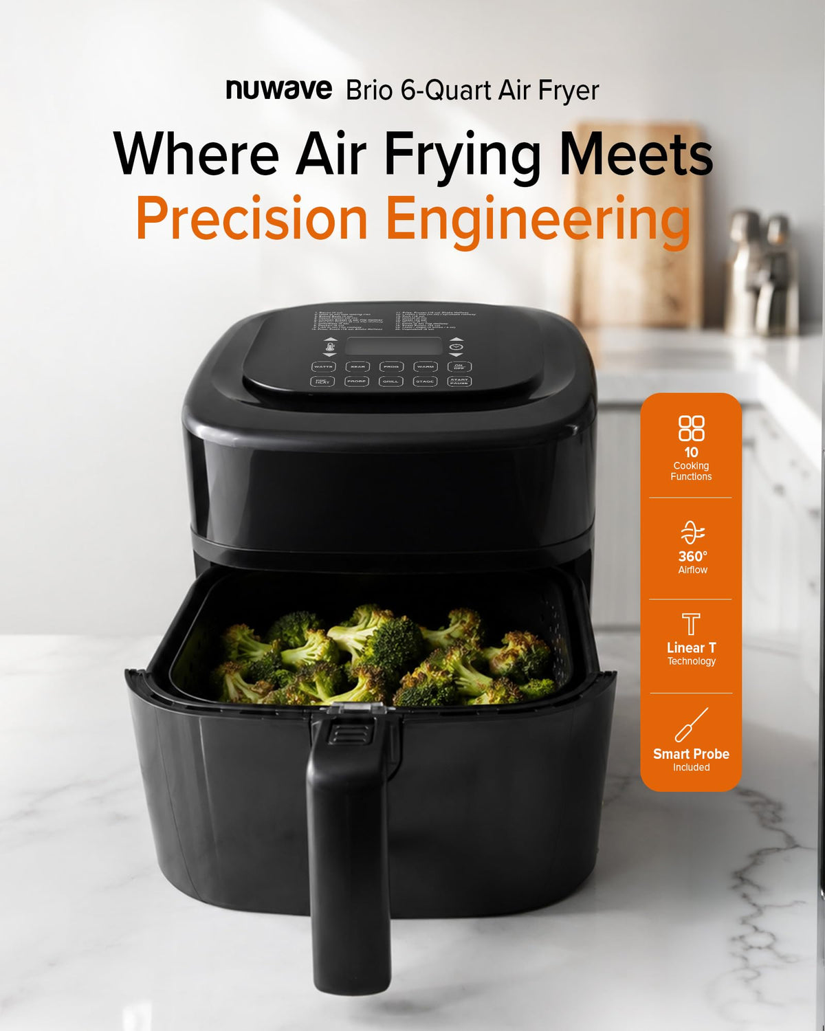 10-in-1 Air Fryer with Smart Probe P72517