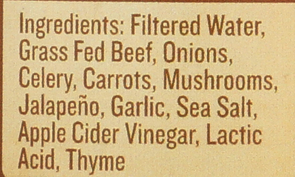Bone Broth, Beef Jalapeno Sea Salt, 14 oz. E454494