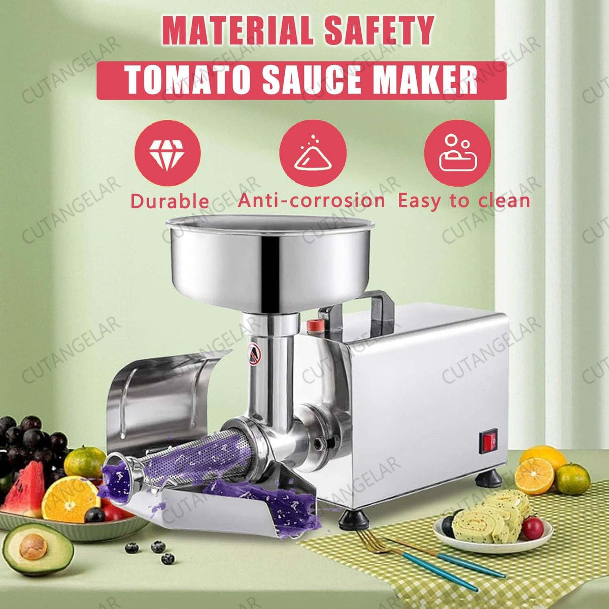 450W Large Capacity Stainless Steel Jam Machine B534