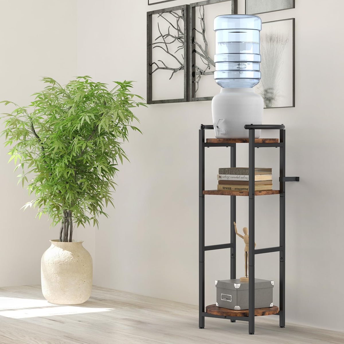 Wood Drink Dispenser Stand P397898