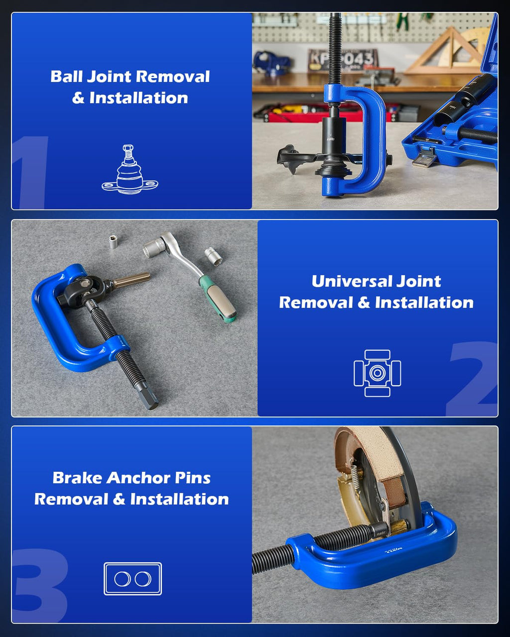 21pc Ball Joint Press Kit T2408