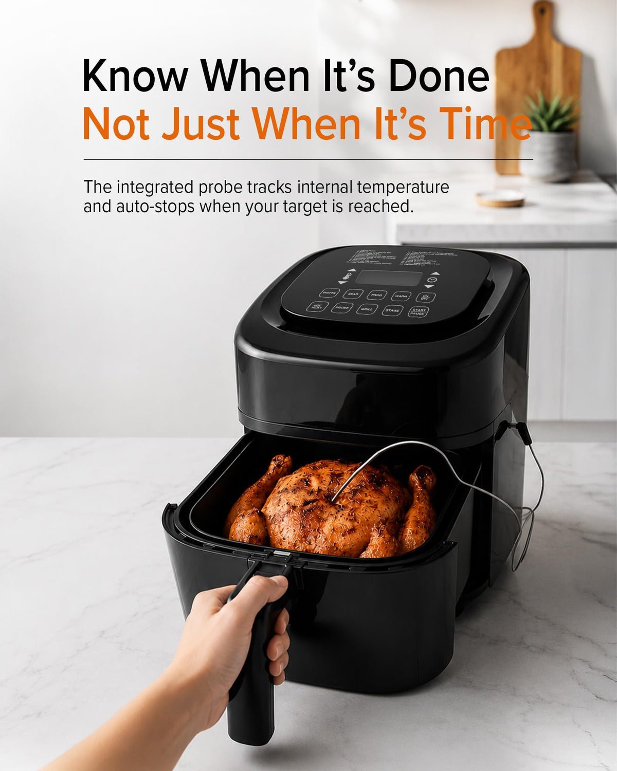 10-in-1 Air Fryer with Smart Probe P72517