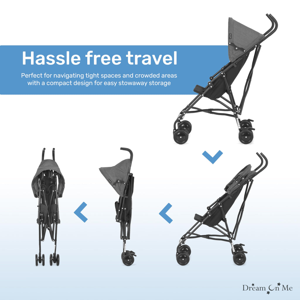 Black Lightweight Umbrella Stroller F245