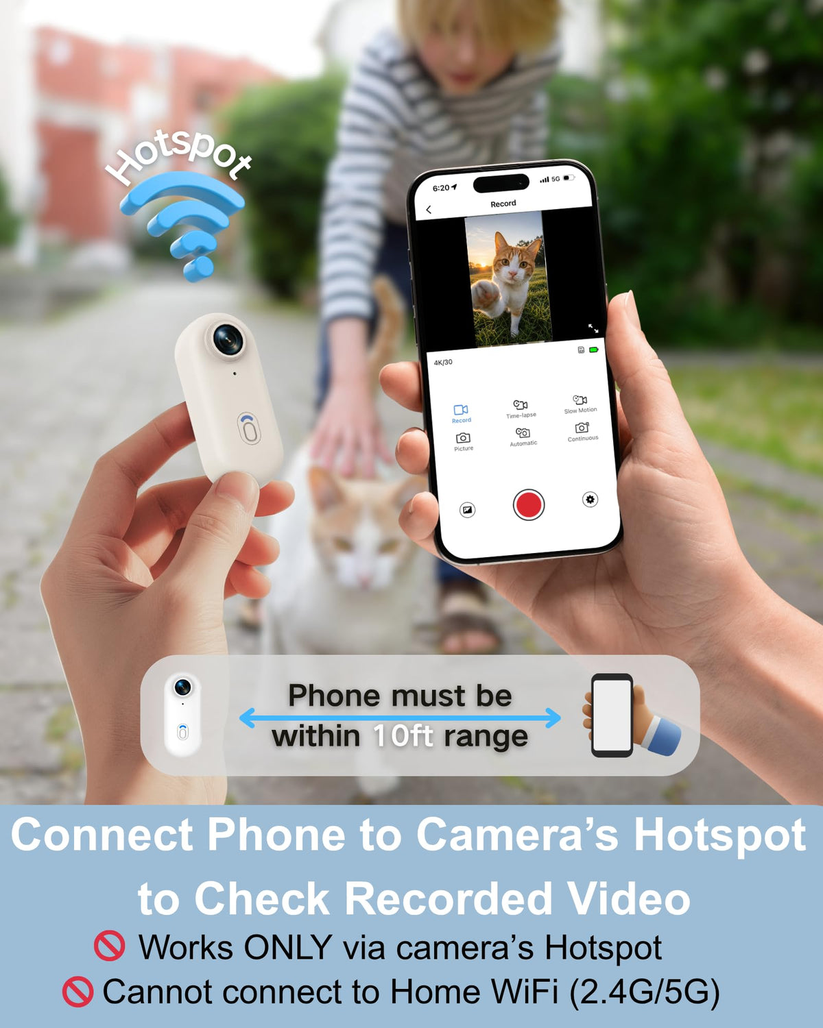 Cat Camera Collar with APP C795913