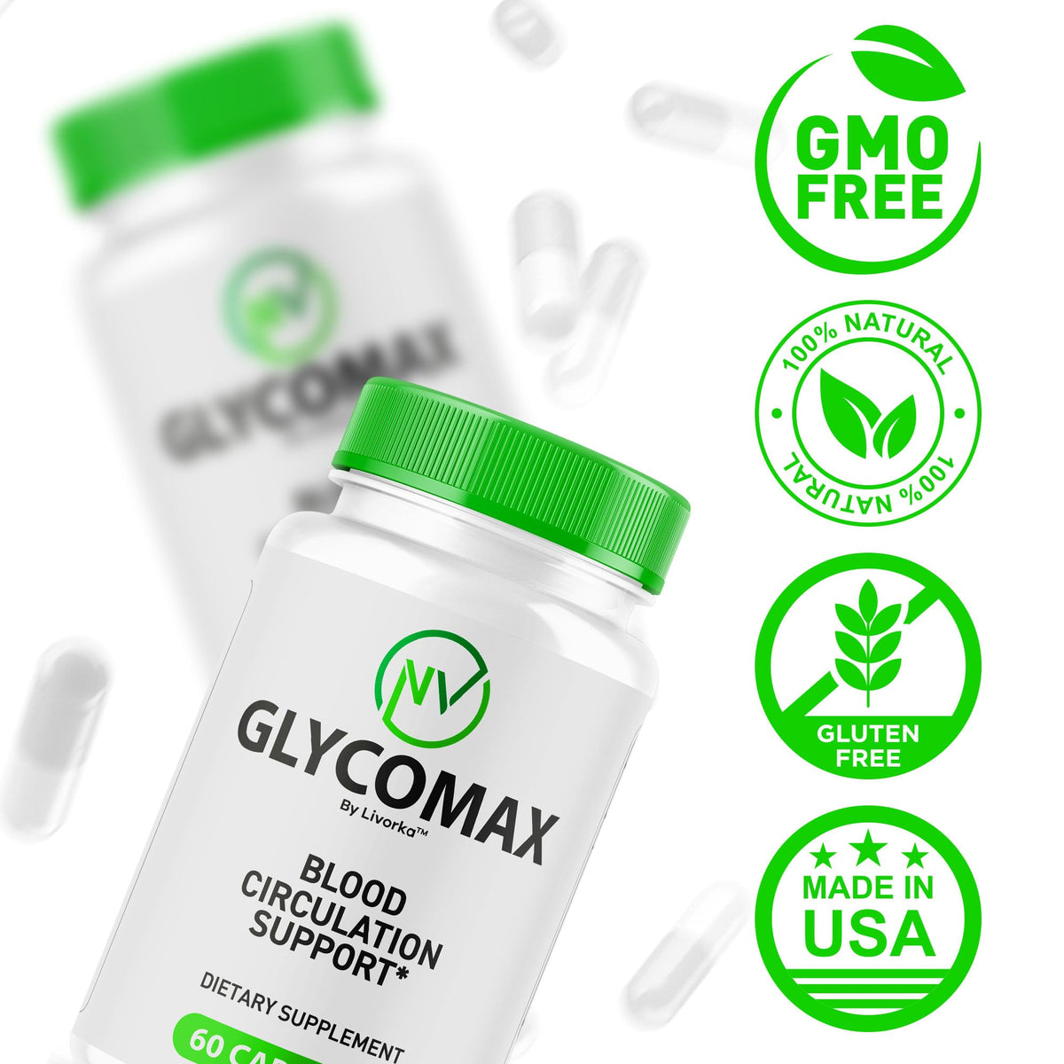 All Natural Capsules Supplement, 300 Capsules S400